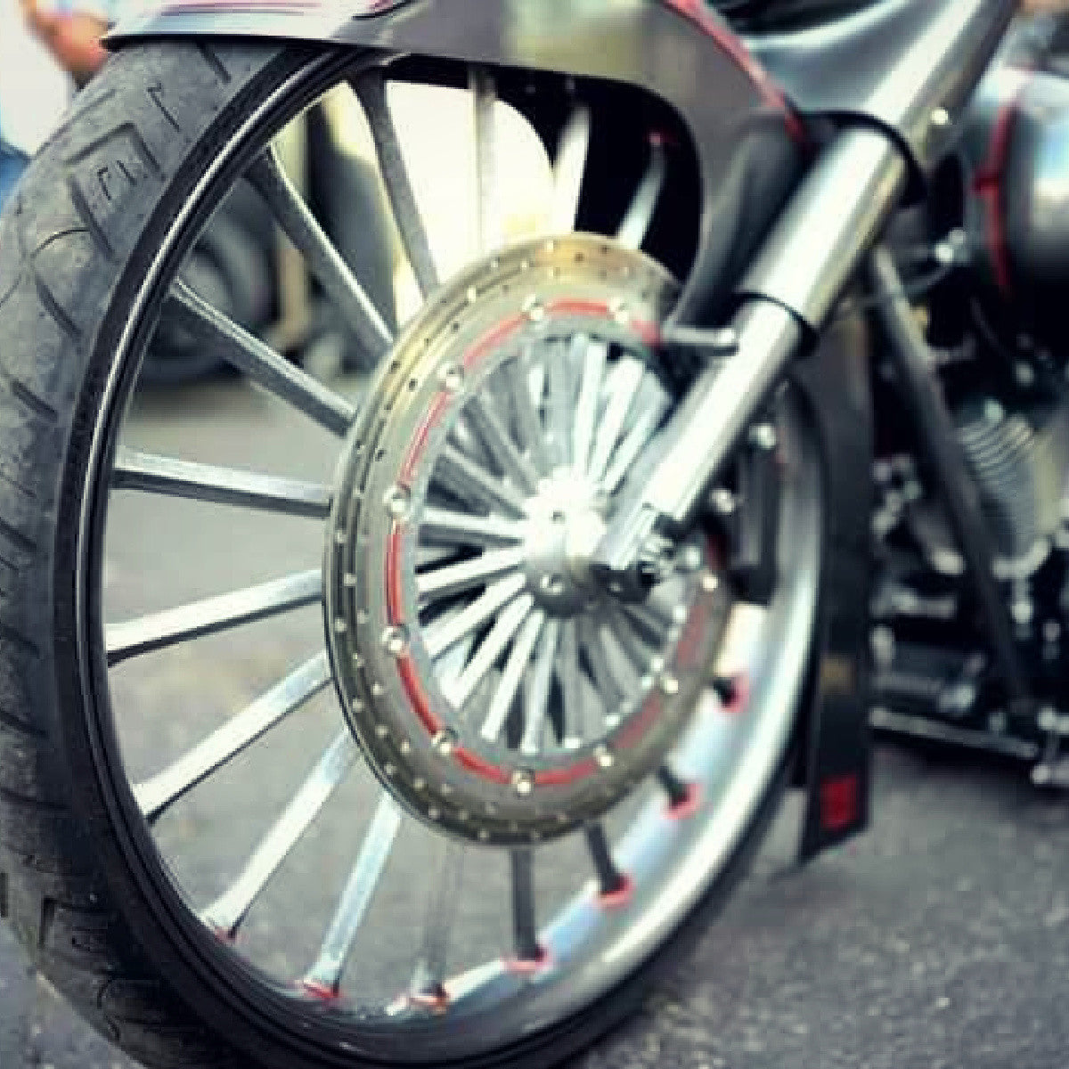 Straight Line Harley Pan America Chrome Wheels