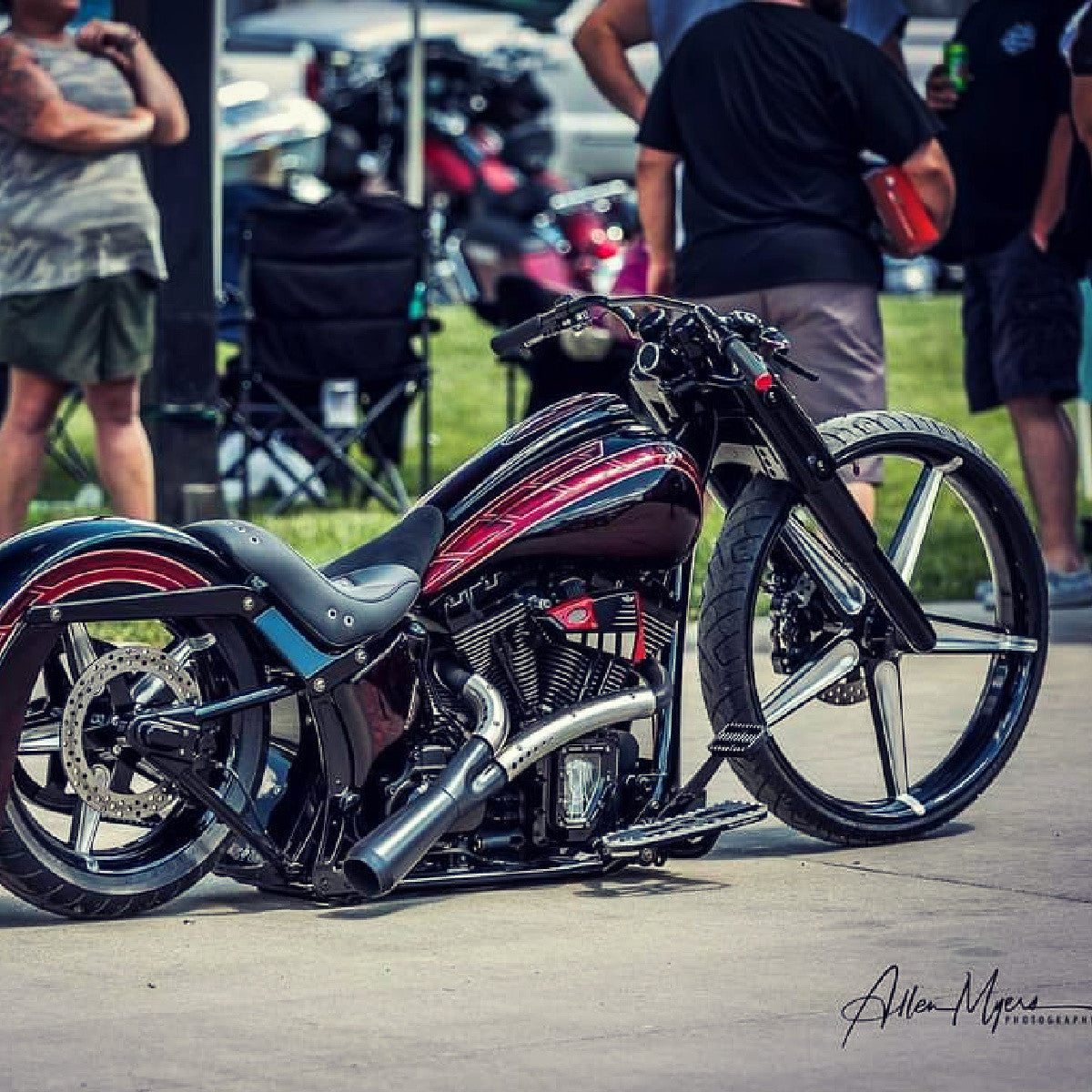 Rev Limit Harley Touring Black Double Cut Wheels