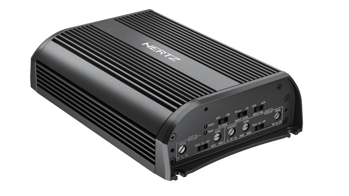 Hertz SP 4.500 Amplifier | 600 W total power | 150 W x 4 (2Ω) | IP55 – D-class