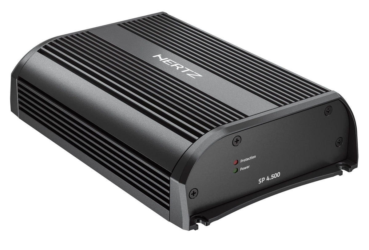 Hertz SP 4.500 Amplifier | 600 W total power | 150 W x 4 (2Ω) | IP55 – D-class