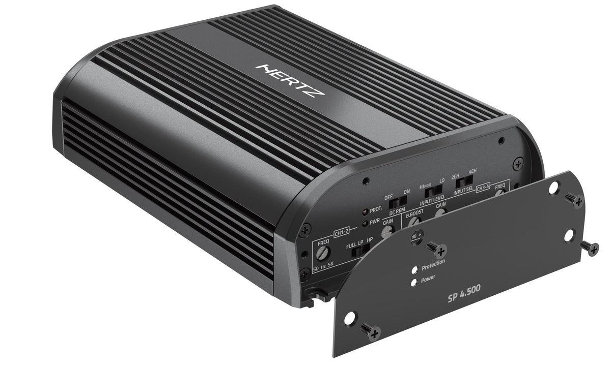 Hertz SP 4.500 Amplifier | 600 W total power | 150 W x 4 (2Ω) | IP55 – D-class