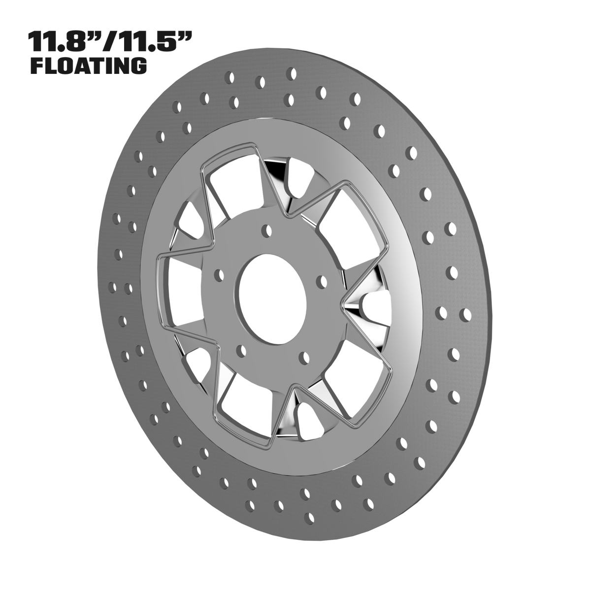 Spartus 11" floating rotor in polished