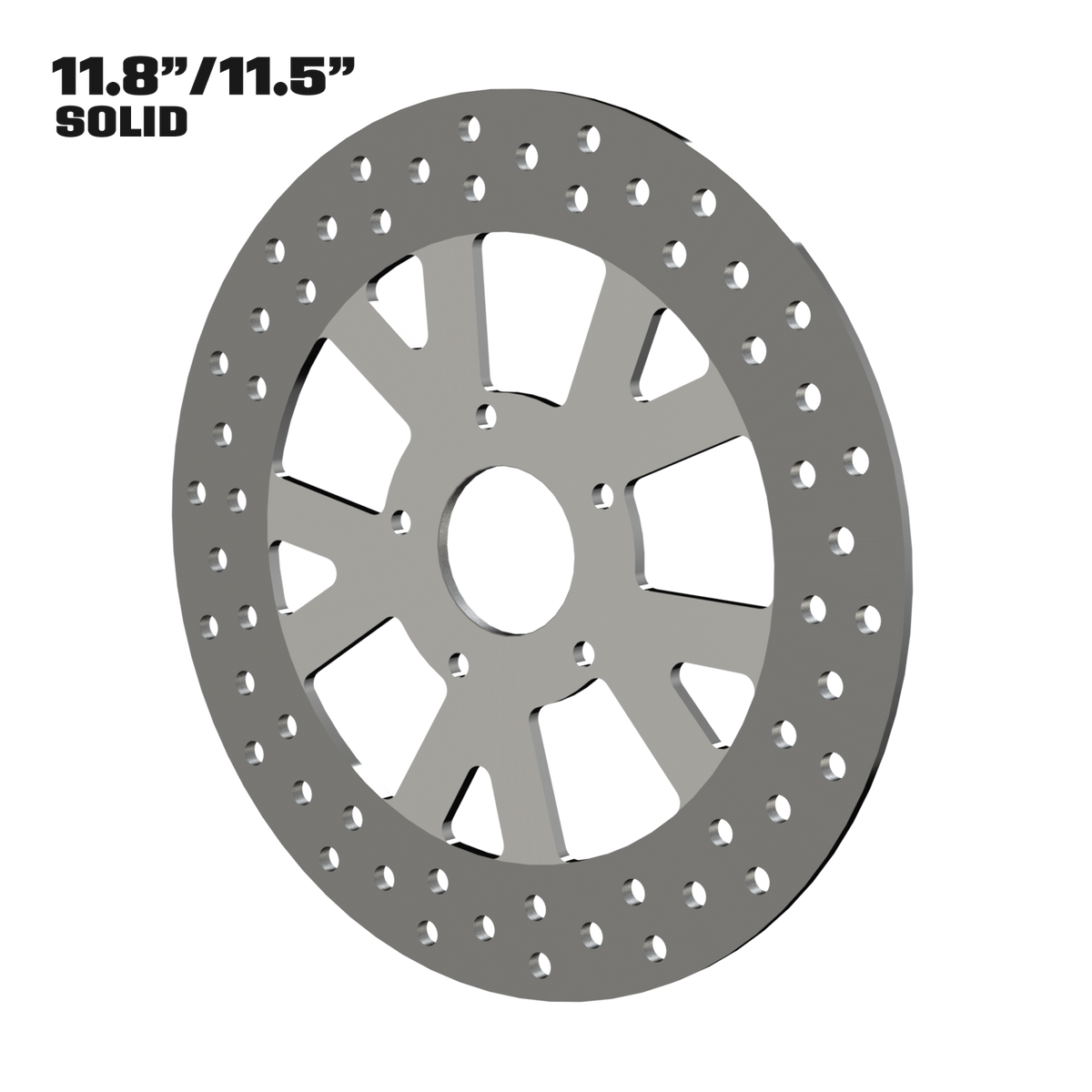 Spartus 11" solid rotor in polished