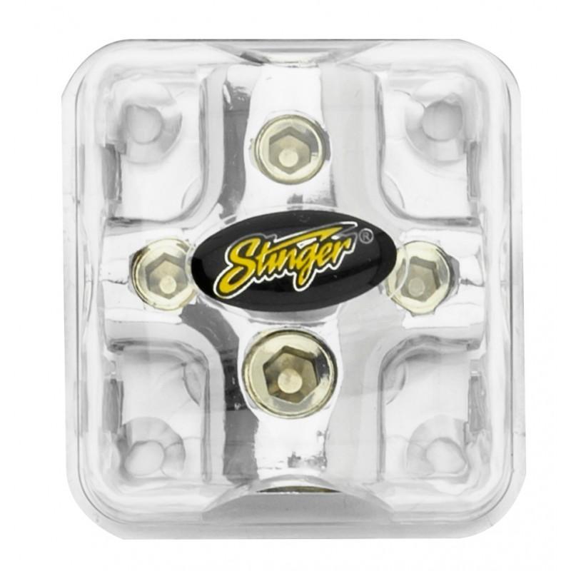 Stinger SPD515 0GA Inputs Three 4GA Outputs 4-Way Block