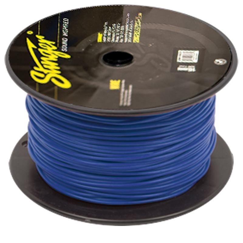 Stinger SPW318TU 18 Gauge Translucent Blue Primary Wire, 500 Ft.