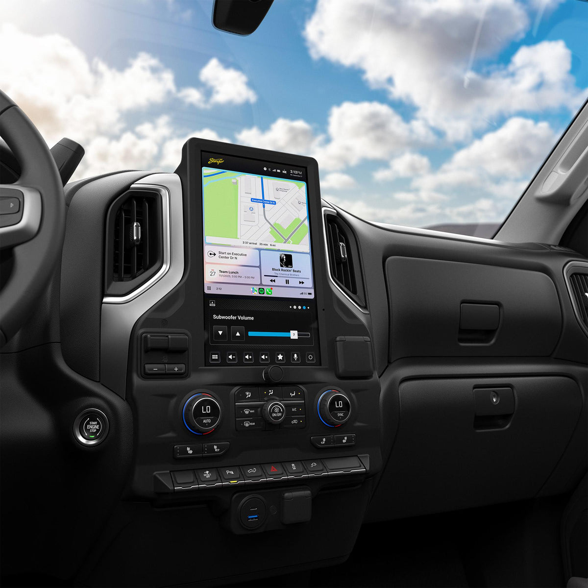 Stinger SRX-GM19128 2019-2023 Select Chevy Silverado/gmc Sierra HORIZON12 Full Integration Kit