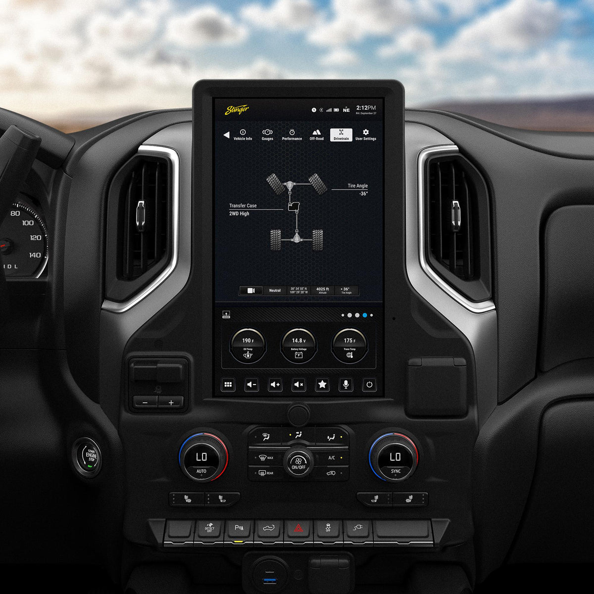Stinger SRX-GM19128 2019-2023 Select Chevy Silverado/gmc Sierra HORIZON12 Full Integration Kit