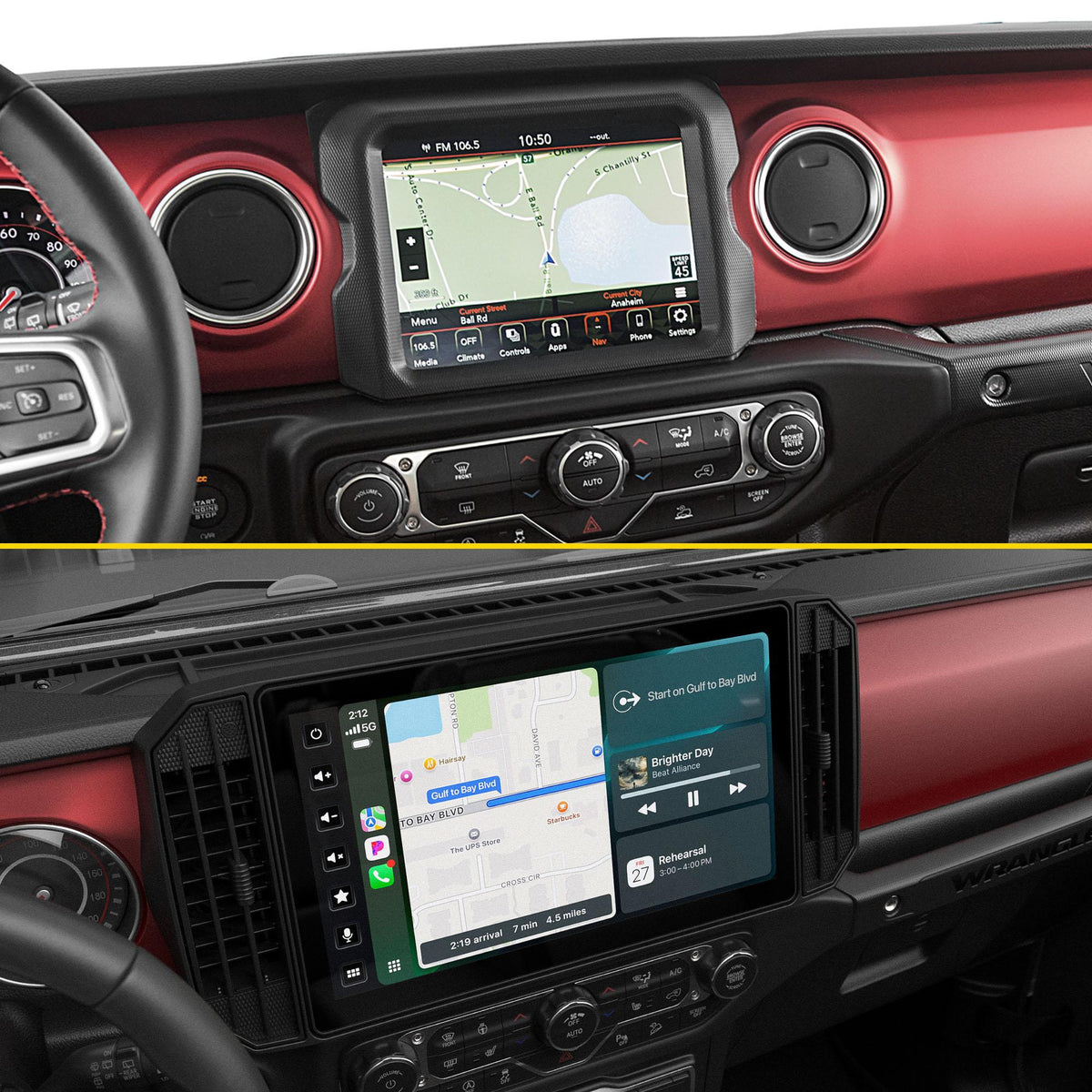 Stinger SRX-JW18128 IX212 HORIZON12 12.8" Media Receiver with Install & Integration Kit for Jeep Wrangler JL/Gladiator JT