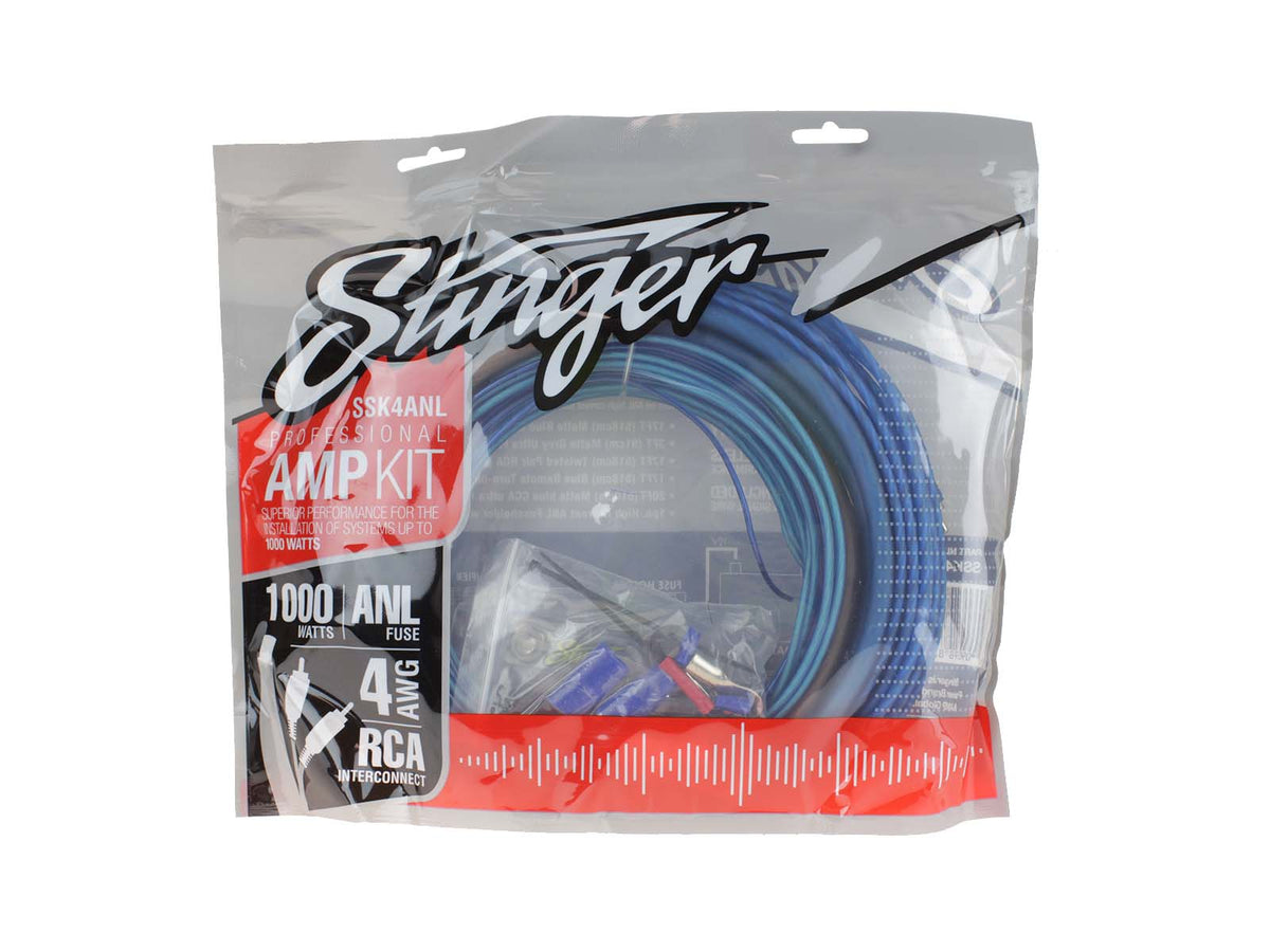 Stinger SSK4ANL Select 4 Ga Anl Amp Kit