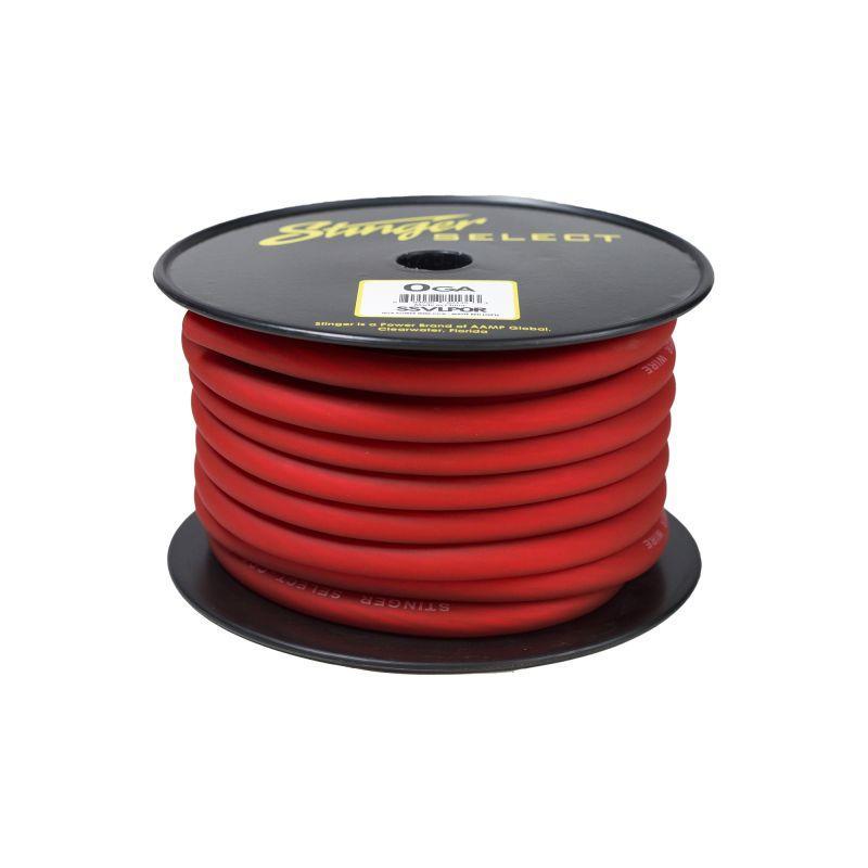 Stinger SSVLP0R Select VL Red Matte 1/0 Ga Power Wire