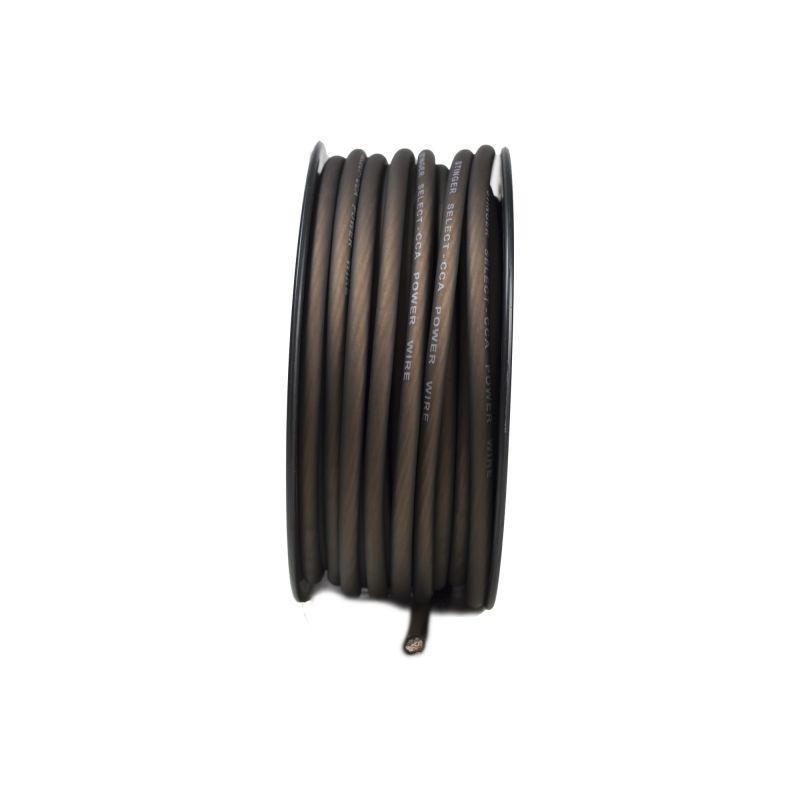 Stinger SSVLP4BK Select VL Matte Black Power Wire 100FT