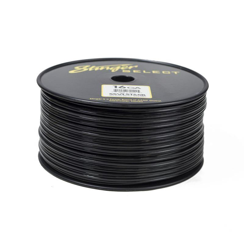 Stinger SSVLS165B Select 16 Gauge Black CCA Speaker Wire