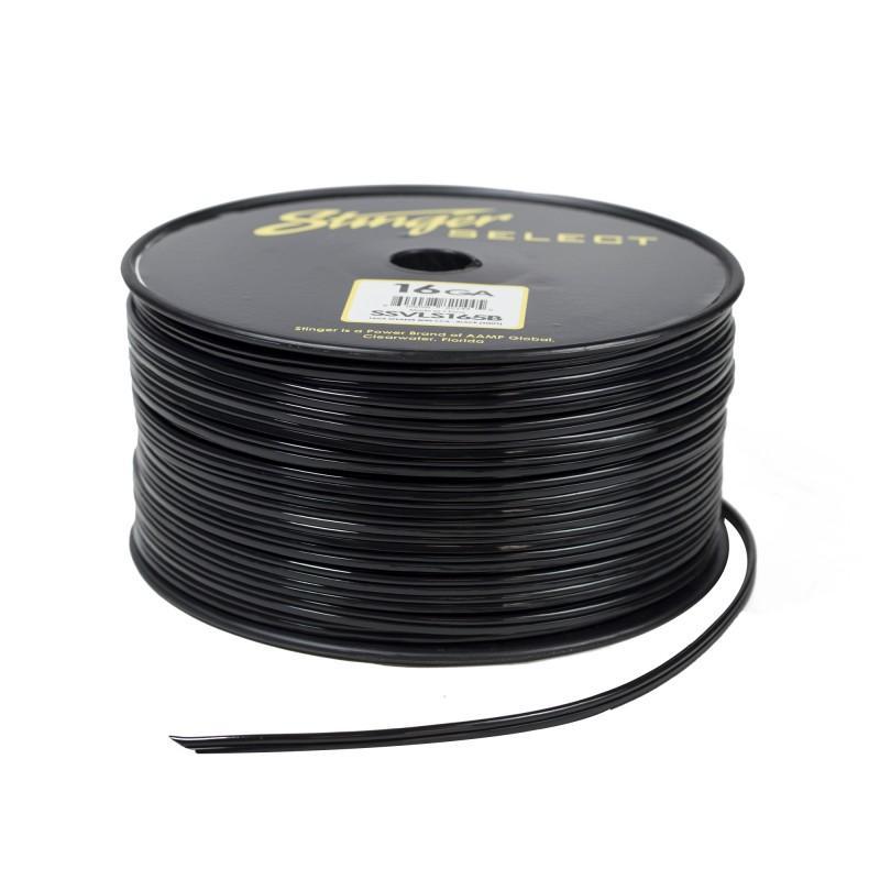 Stinger SSVLS165B Select 16 Gauge Black CCA Speaker Wire