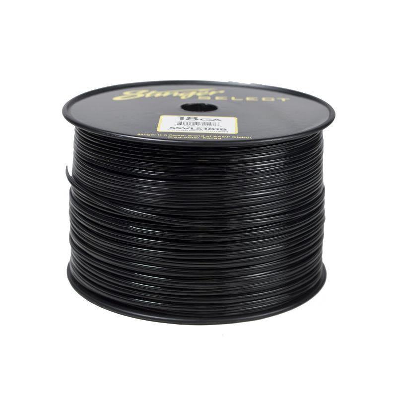 Stinger SSVLS181B Select Black 18GA Speaker Wire - 1000 Ft'