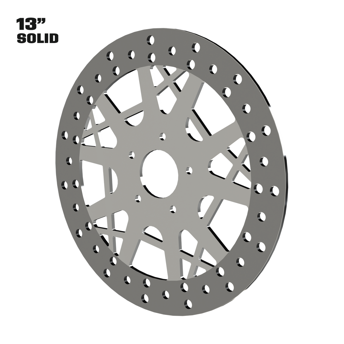 Stiletto 13" Solid Rotor in Polished
