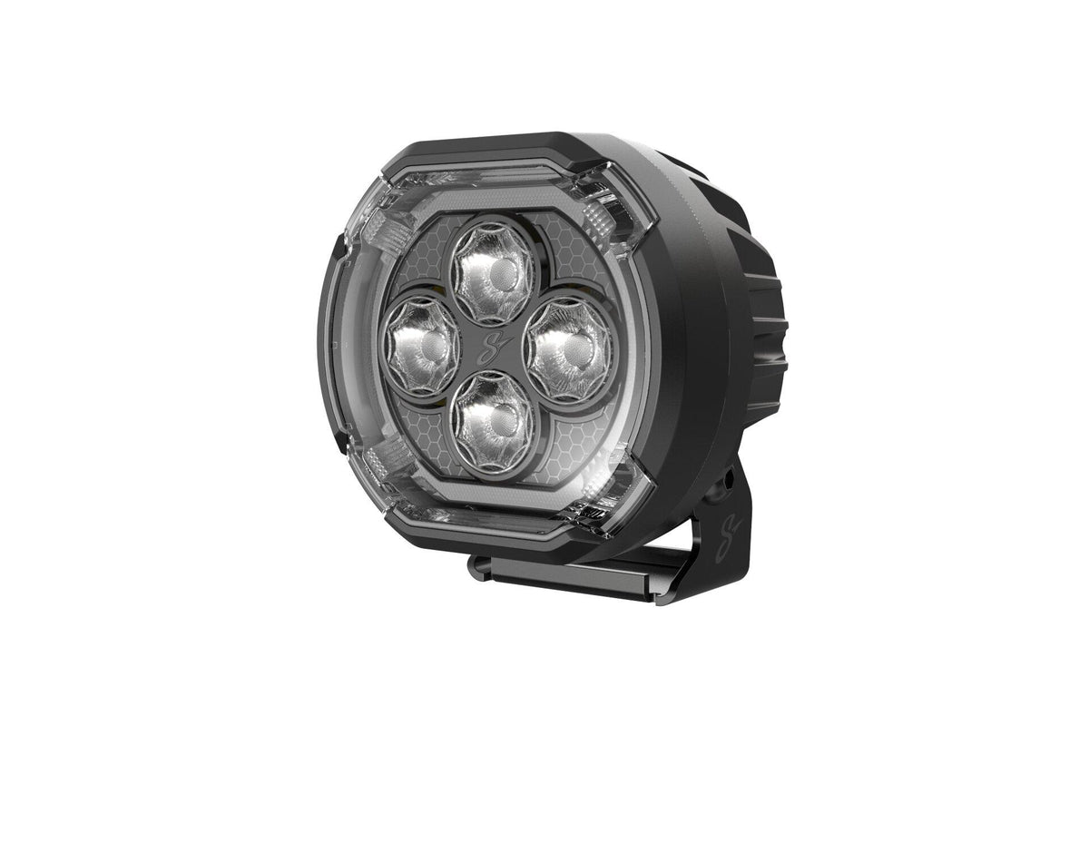 Stinger STL4PDL 4-Inch (4.4" x 4") Amber & White LED Pod Lights (Pair)
