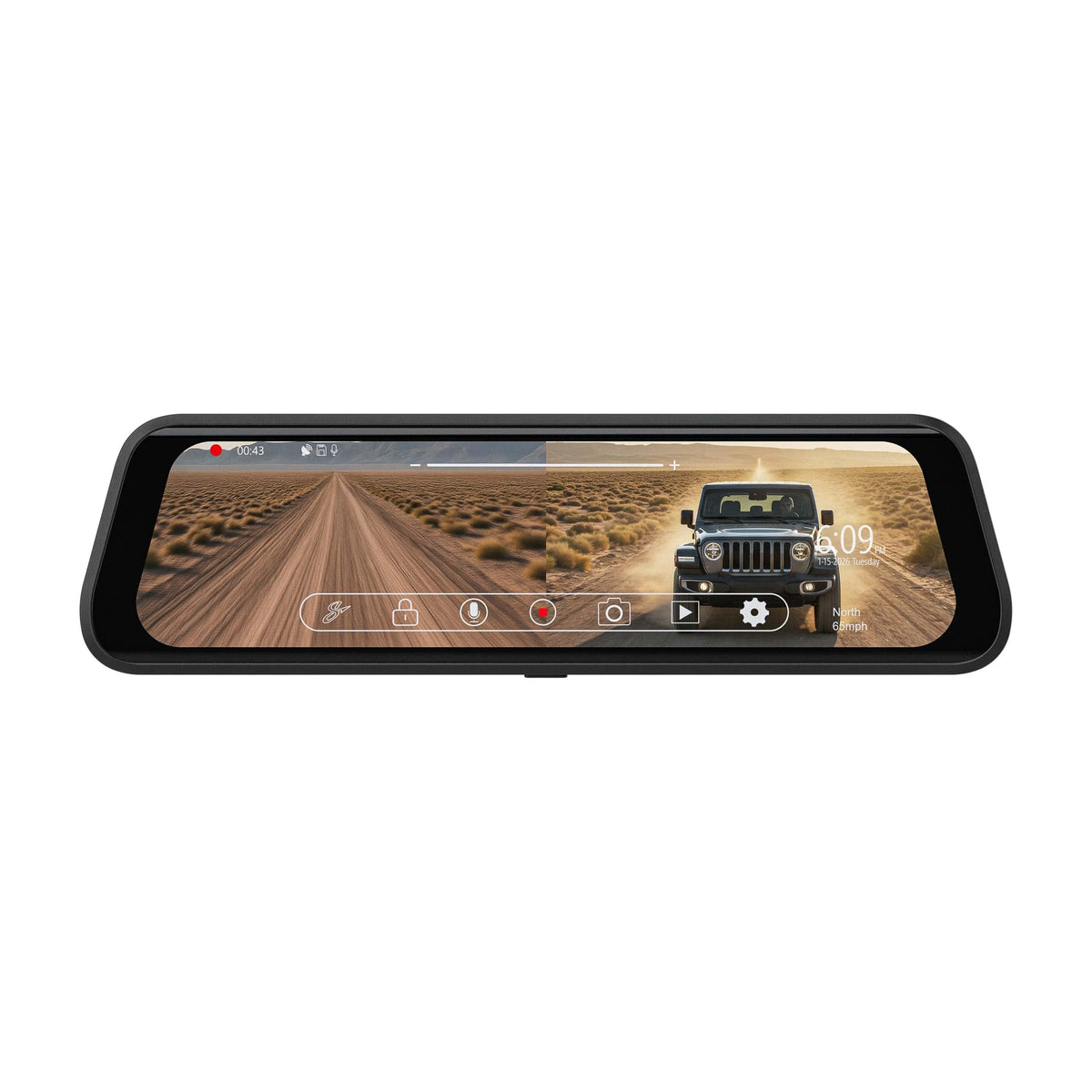 Stinger STR4KE 4K Digital Mirror Replacement Monitor DVR and Backup Camera Kit with ENLIGHT10 Control