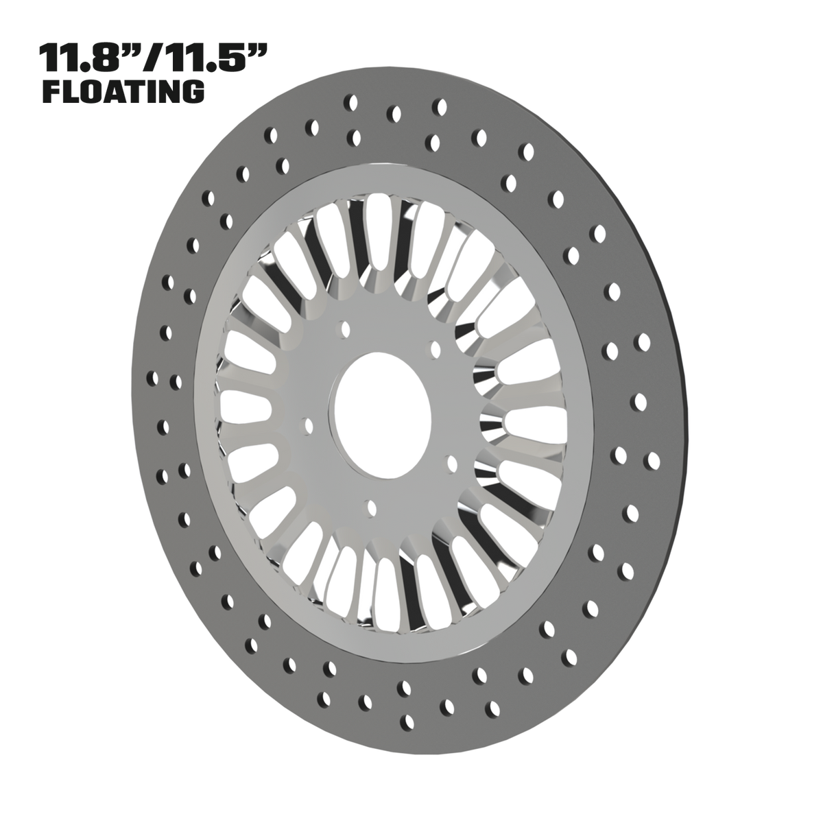 Straight Line 11" Floating Rotor in Polished