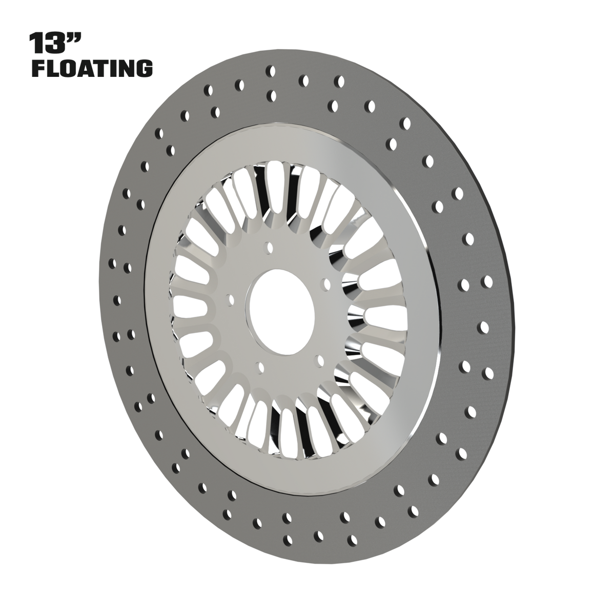 Straight Line 13" Floating Rotor in Polished