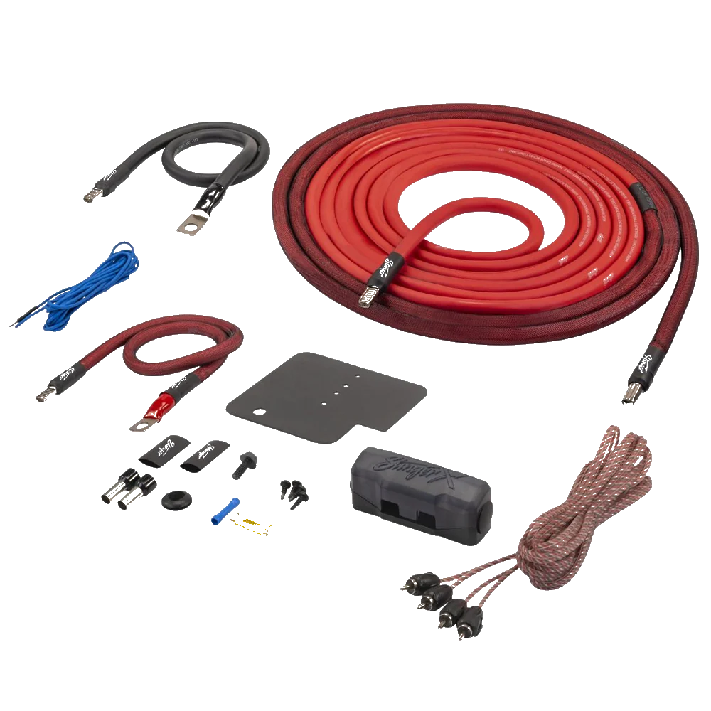 AudioControl STXKJW8 Jeep Wrangler JK/JL (2007-25)/Gladiator JT (2020-25) 8GA Amp Wiring Kit