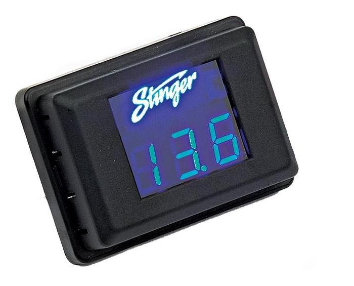 Stinger SVMB Voltage Gauge With Blue Display
