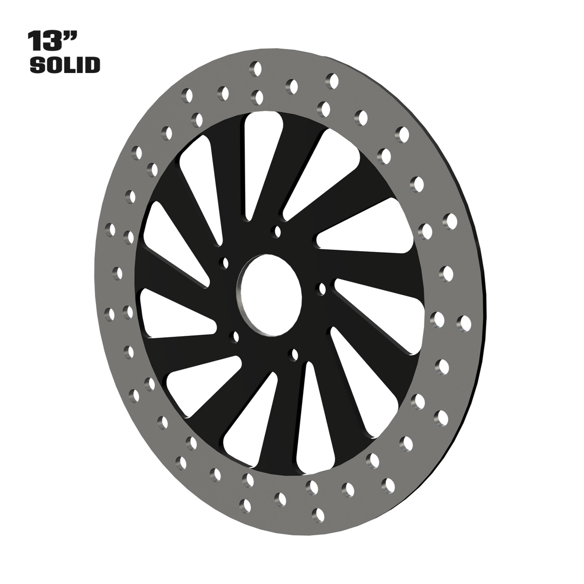 Switch Blade 13" solid rotor in black