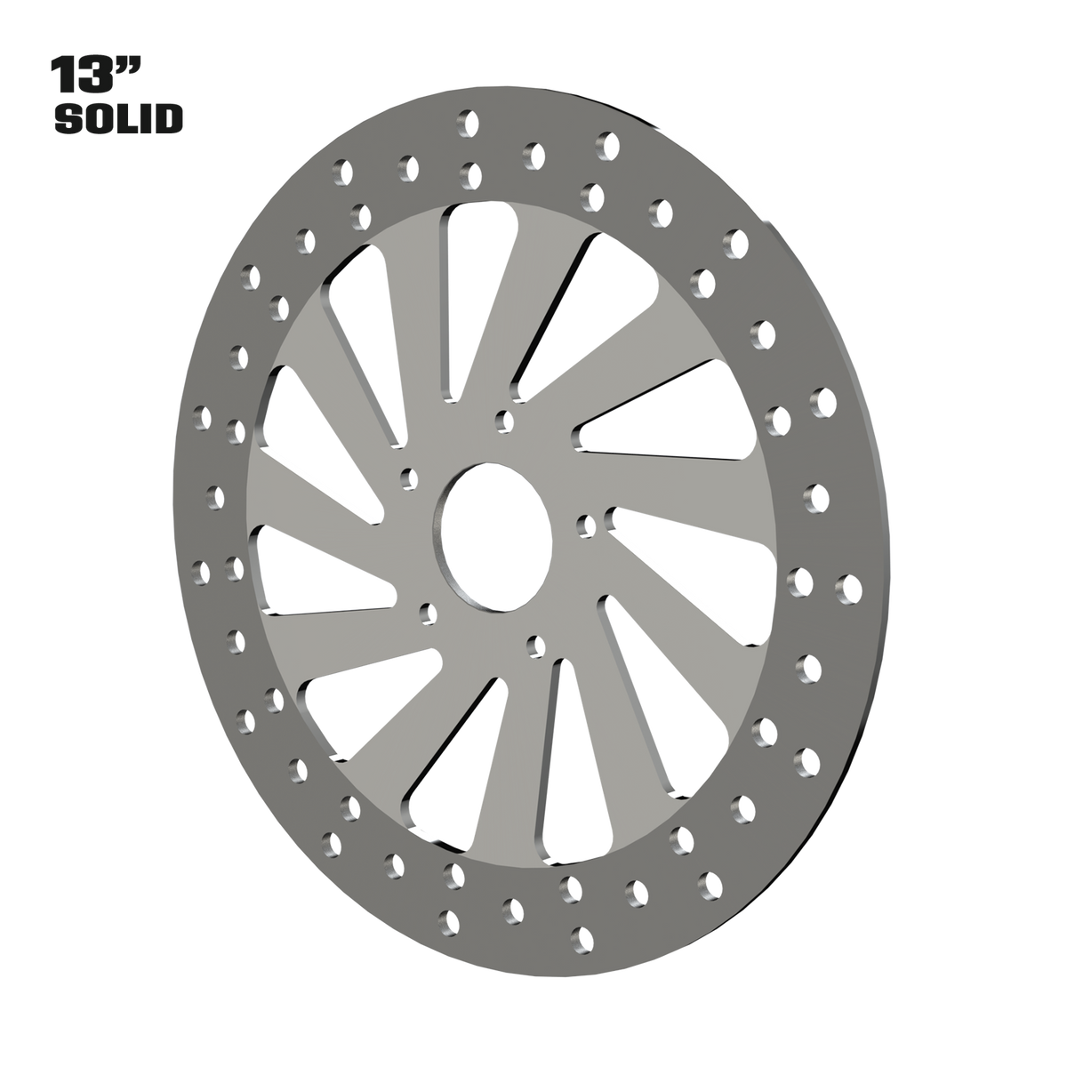 Switch Blade 13" solid rotor in polished