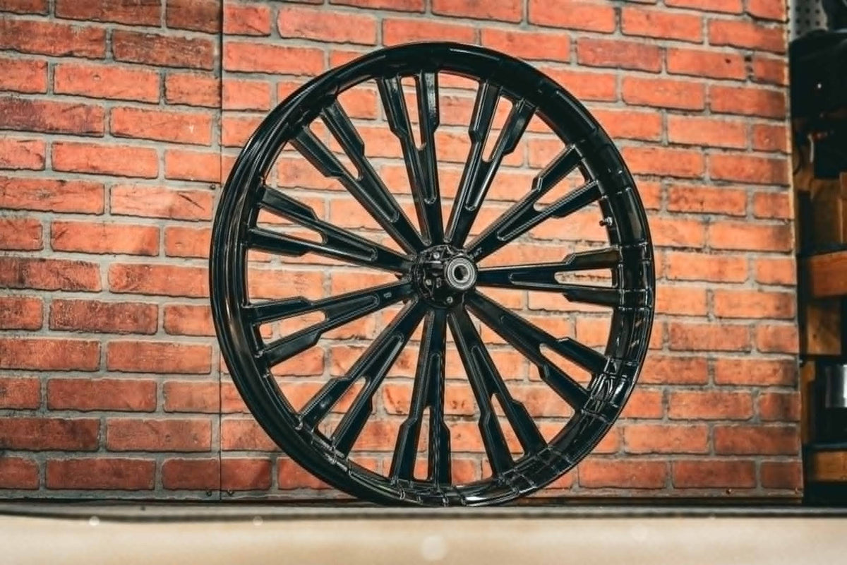 30x4.0" ALL BLACK ROULETTE (2009-2026 HD Touring)