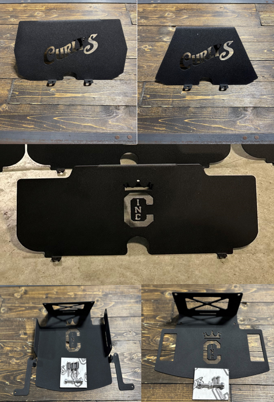 Curly's Inc Road Glide Amp Trays