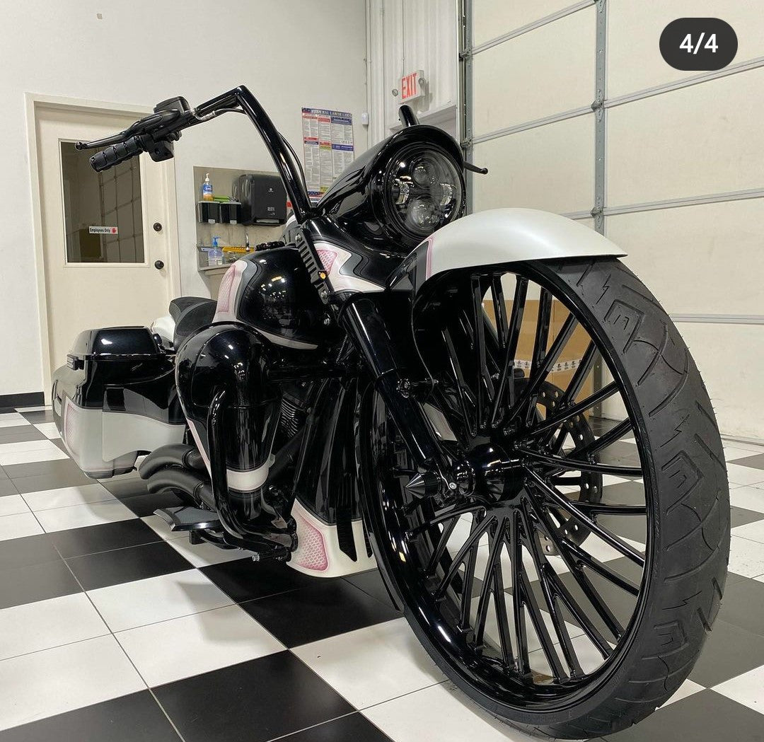 Dirty Spoke Metric Black Wheels