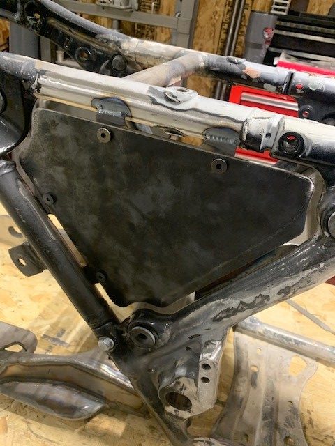 Curly's Inc Side Cover Inner Mounting Plate