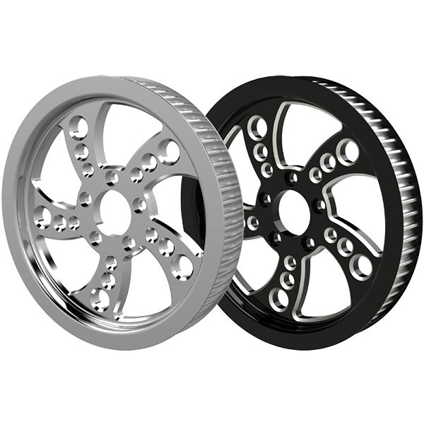 Silencer matching pulley