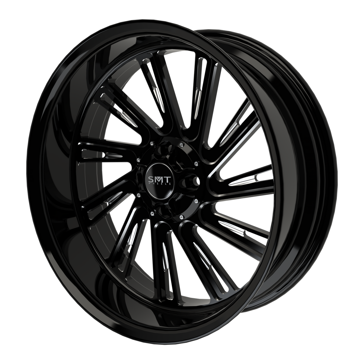 Switch Blade Harley Trike Black Double Cut Wheels