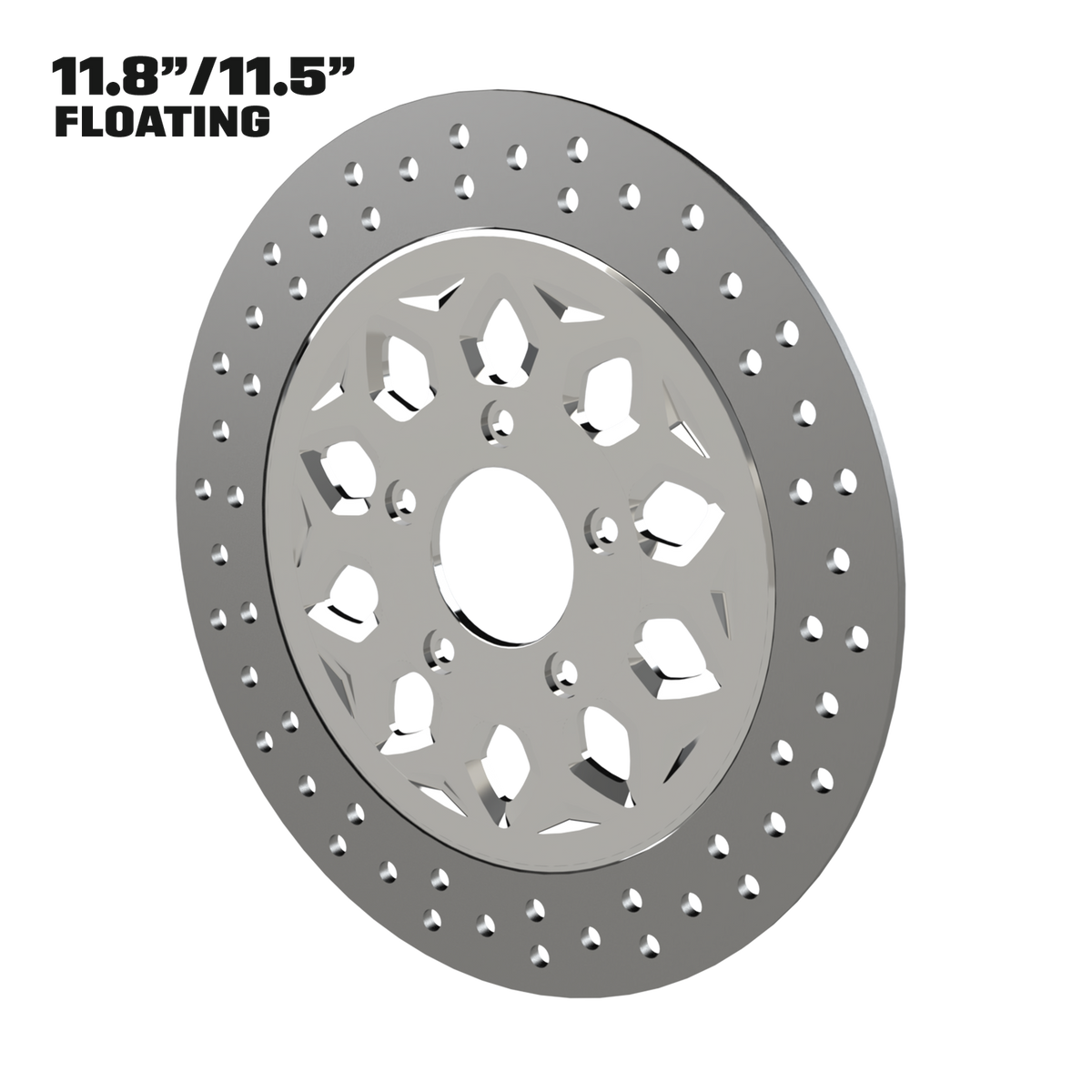 Torque 11" Floating Rotor in Polished