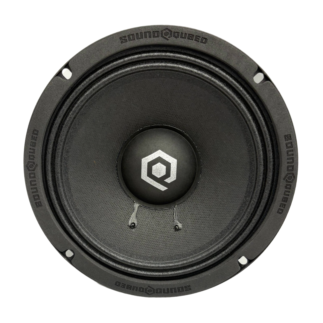 SoundQubed 6.5" HDS Series Midbass with Water Resistant Dome Cap - 1.5" 4 ohm Voice Coil 150w/300w Frequency Response 80Hz - 6KHz