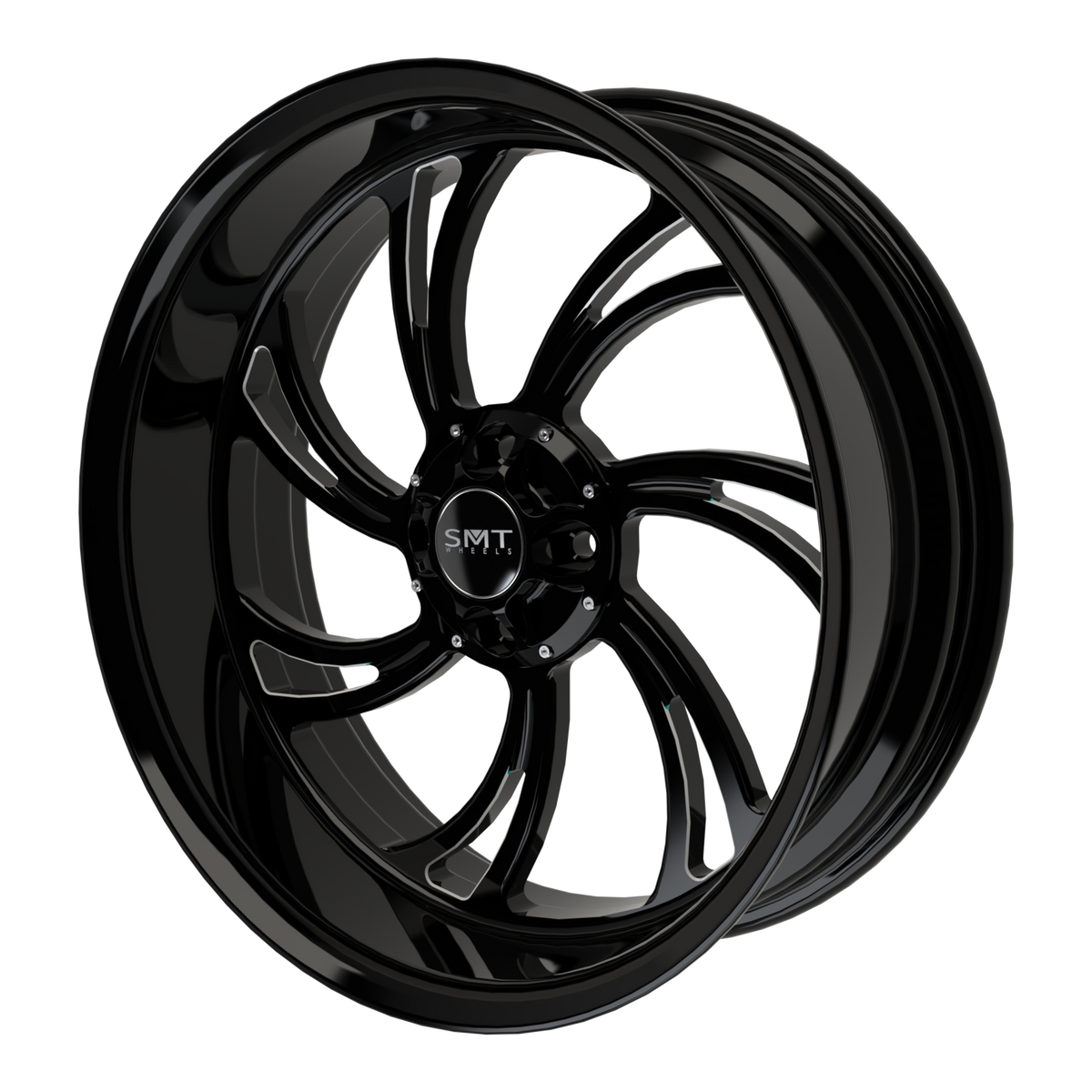 V Arm Harley Trike Black Wheels