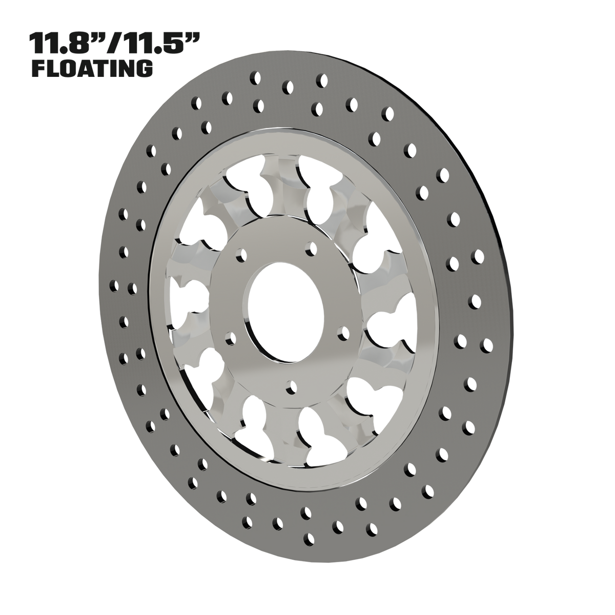 Warlord 11" Floating Rotor in Black