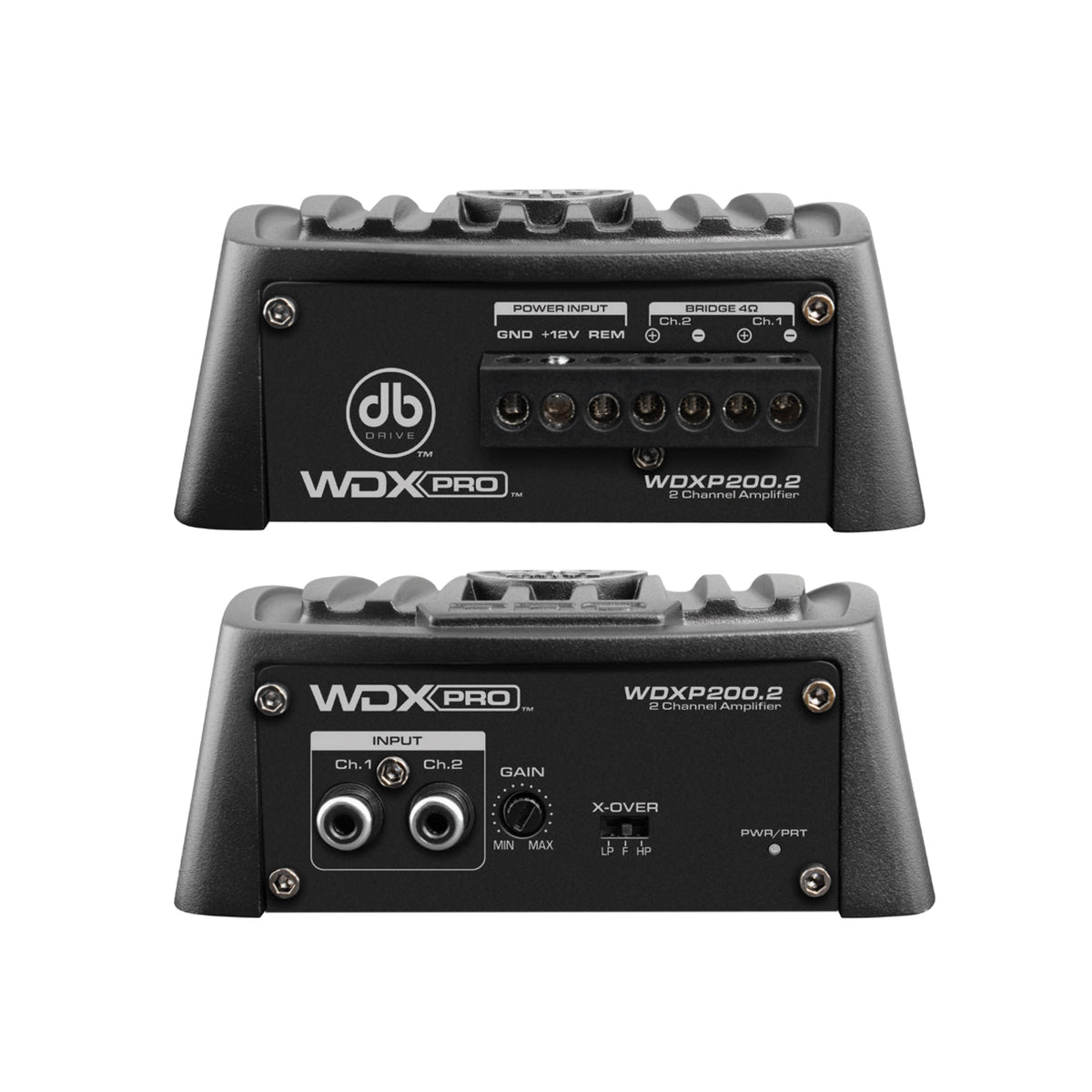 DB Drive WDX P200.2 : CLASS D MINI POWERSPORTS 2-CHANNEL AMPLIFIER