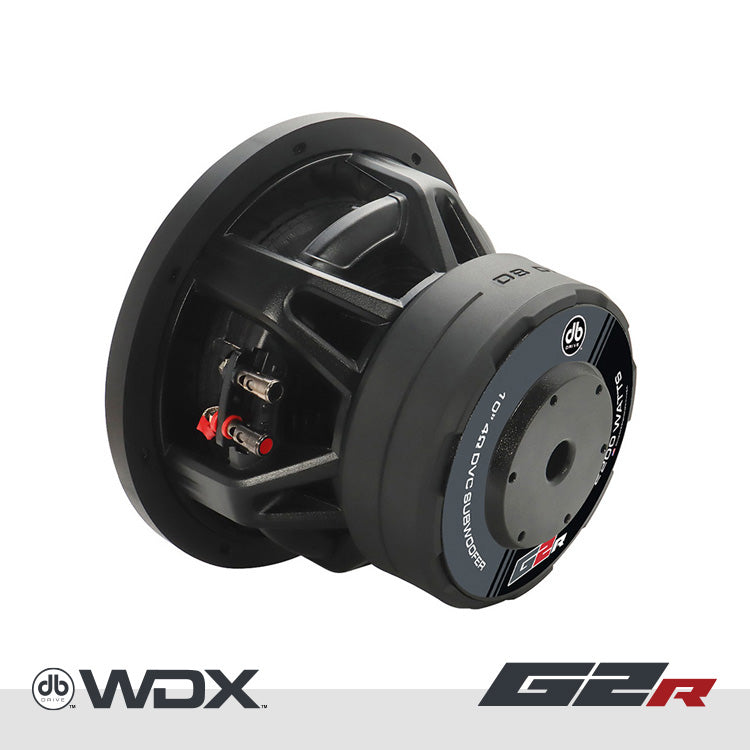 DB Drive WDX10G2R.2 : 10 in. Dual 2-Ohm Subwoofer