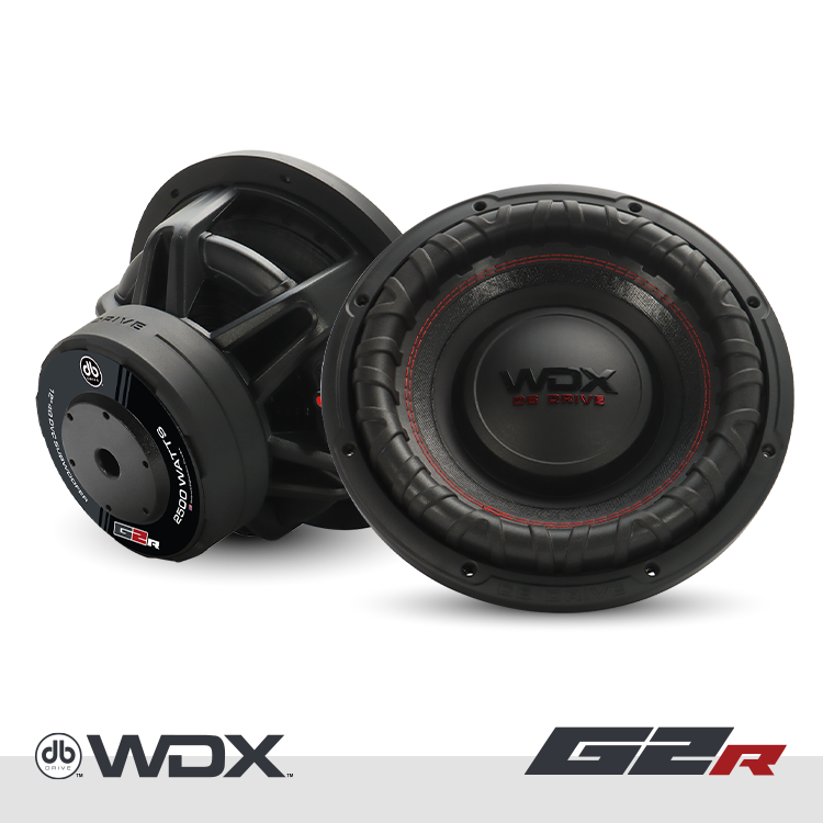 DB Drive WDX12G2R.4 : 12 in. Dual 4-Ohm Subwoofer