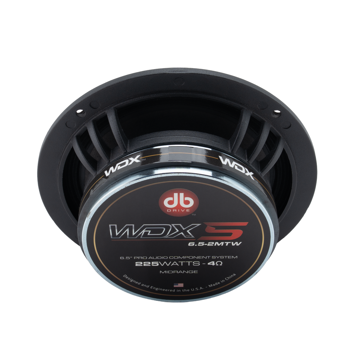 DB Drive WDX5-6.5-2MTW : WDX Shallow Mount 6.5" PRO Audio Component Kit