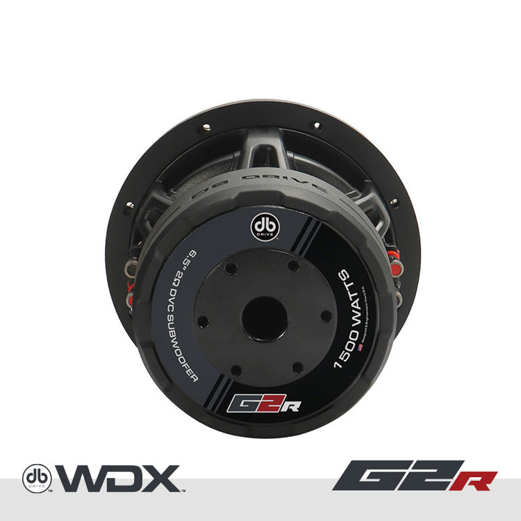 DB Drive WDX6.5G2R.2 : 6.5 in. Dual 2-Ohm Subwoofer