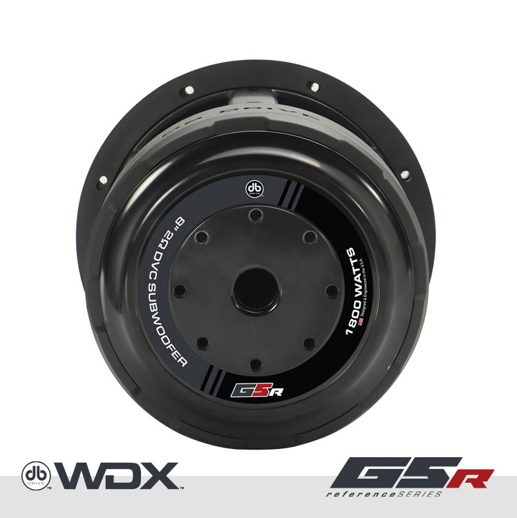 DB Drive WDX8G5R.2 : 8 in. Dual 2-Ohm Subwoofer