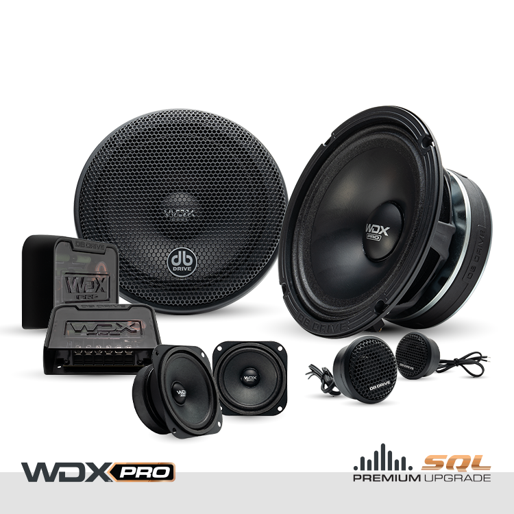 DB Drive WDX P65C3 : WDX PRO 6.5" 3-Way Component Loudspeaker