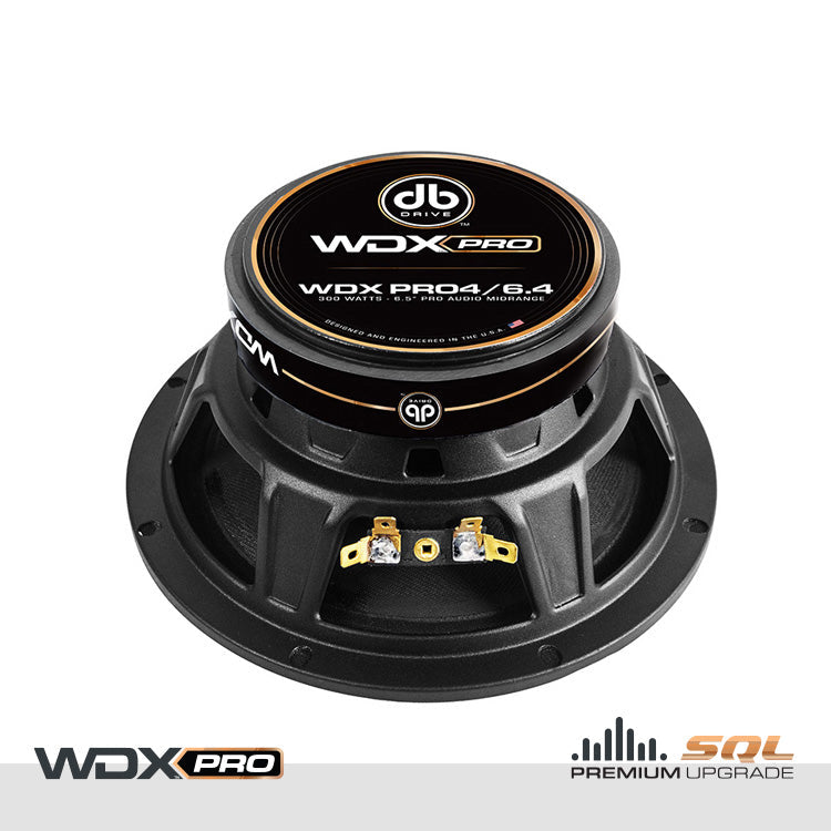 DB Drive PRO-K2000 : 2 Pro Tweeters, 4 Pro 6.5 Mids, 4-Ch Amplifier, and 4 Gauge Wiring kit Pro Mid package