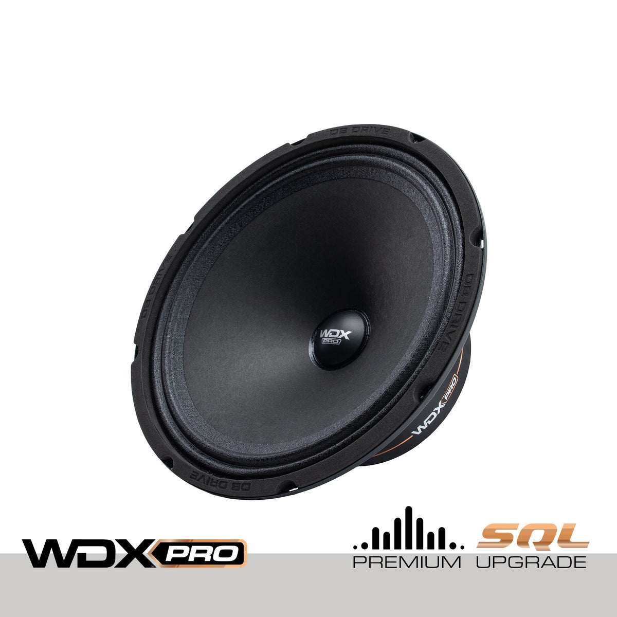 DB Drive WDXPRO4/8.8S: 8" Wide Freq Range-ProAudio midrange 1.2in KSV VC papercone w/cloth surround, Ferrite (Single)