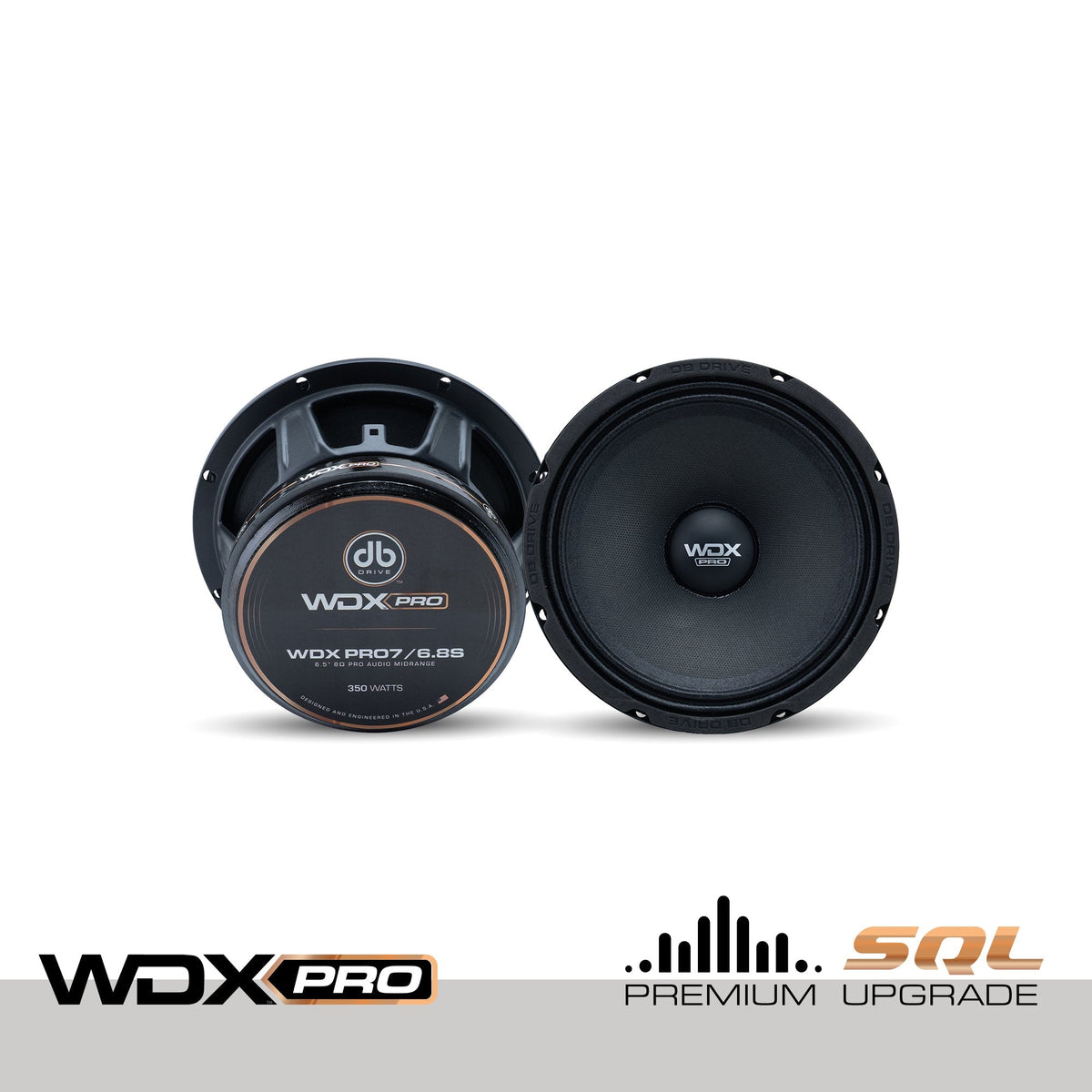 DB Drive WDXPRO7/6.8S : 6.5" Wide Freq Range-ProAudio Mid 1.5in KSV VC papercone w/cloth surround, Ferrite (Single)