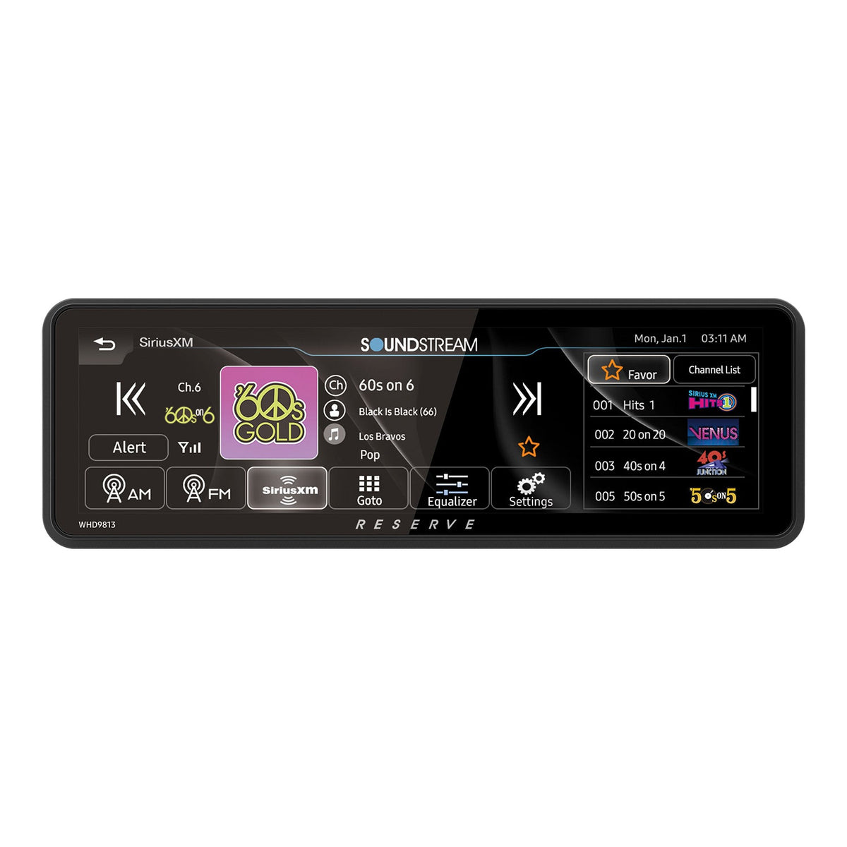 Soundstream WHD.9813 1998-2013 Harley-Davidson® Touring Plug & Play Head Unit