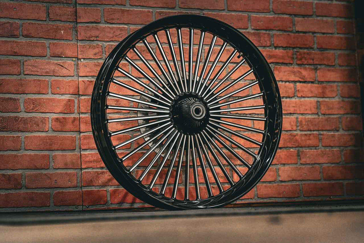 26x3.75" BLACK DOUBLE CUT BIG FATTY (2008-2026 HD Touring)