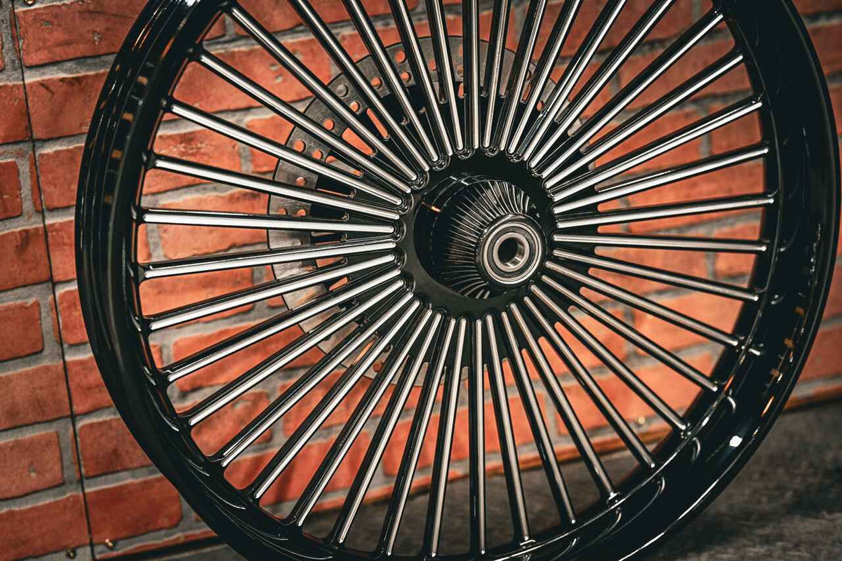 26x3.75" BLACK DOUBLE CUT BIG FATTY (2008-2026 HD Touring)